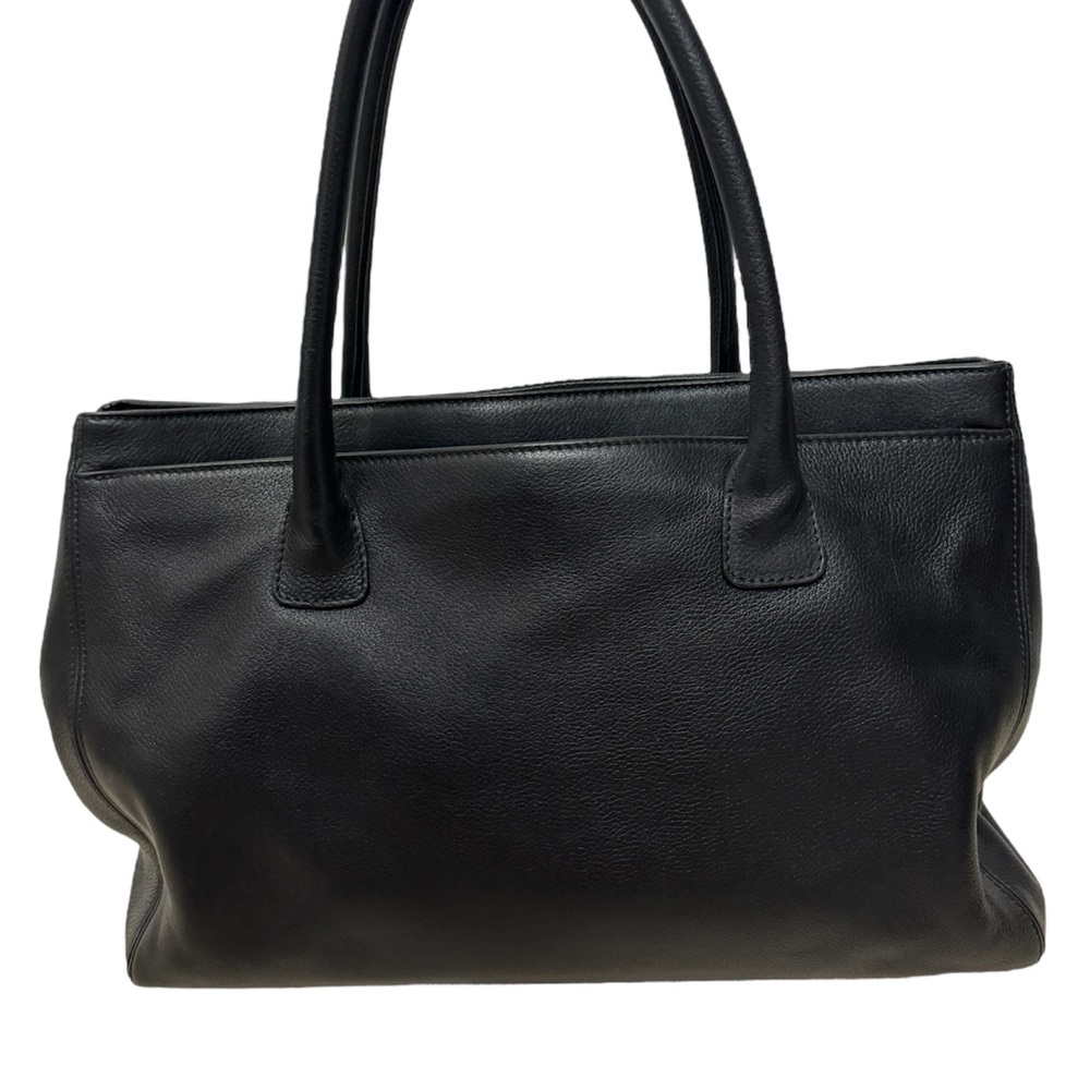 Chanel Executive Cerf Tote Black Caviar Leather Gold Hardware - Picture 8 of 16